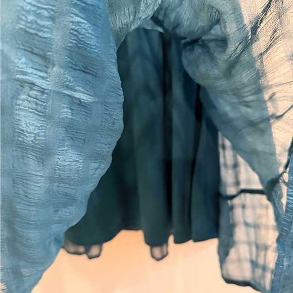 Rewind Green Smocked Tiered Dress - Picture 2 of 5